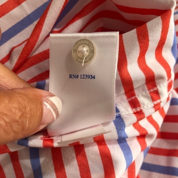 Southern Tide Emery Button Front Shirt Sz XS NWT - Picture 9 of 9